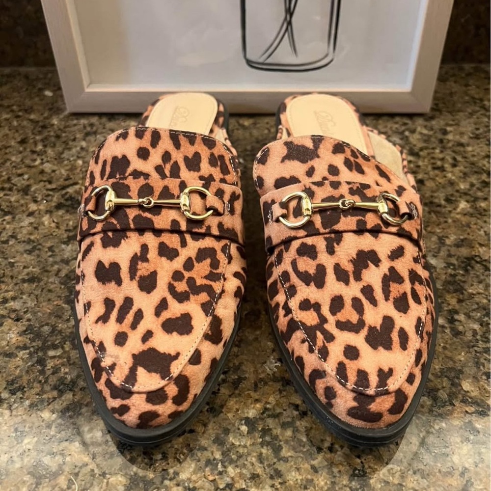 Leopard Print Women's Loafers